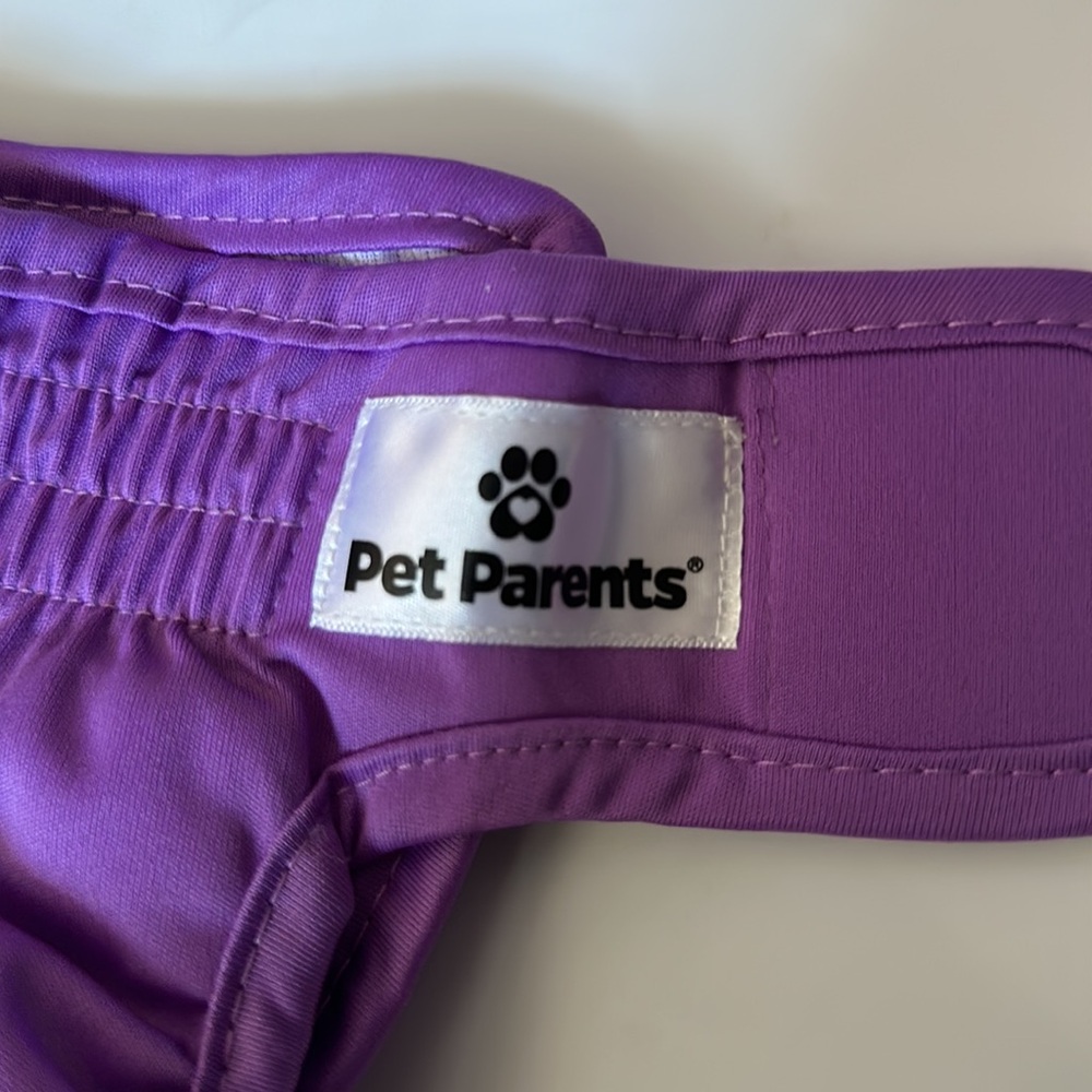 COPY - Reusable Dog diaper in size extra small: 1 bright purple